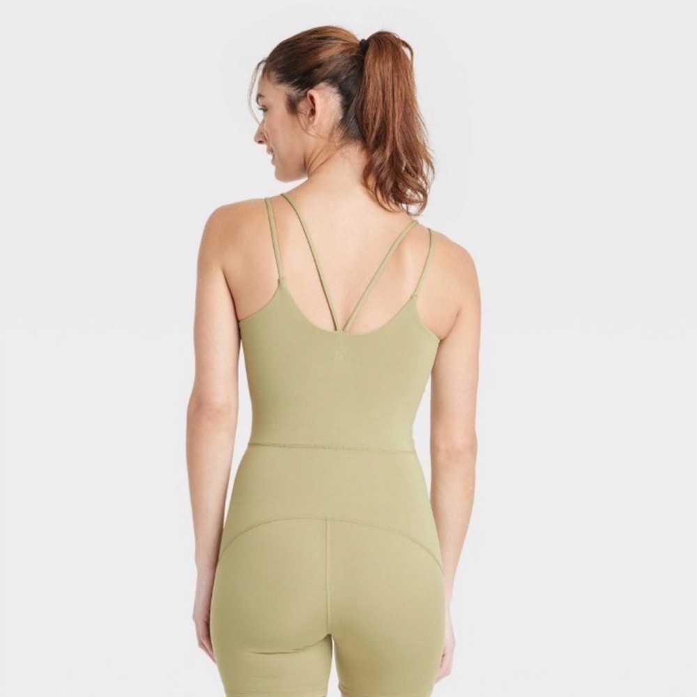 NWT All In Motion Green Shorts Jumpsuit - Picture 2 of 11